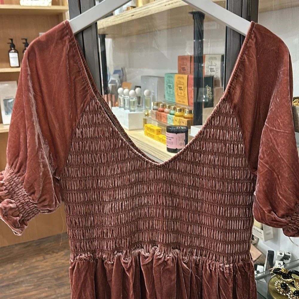 Noralee adele dress velvet smocked dress maxi - Picture 5 of 7